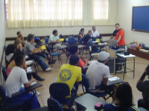 Curso de Capoeira Pedagógica no Congresso FIEP